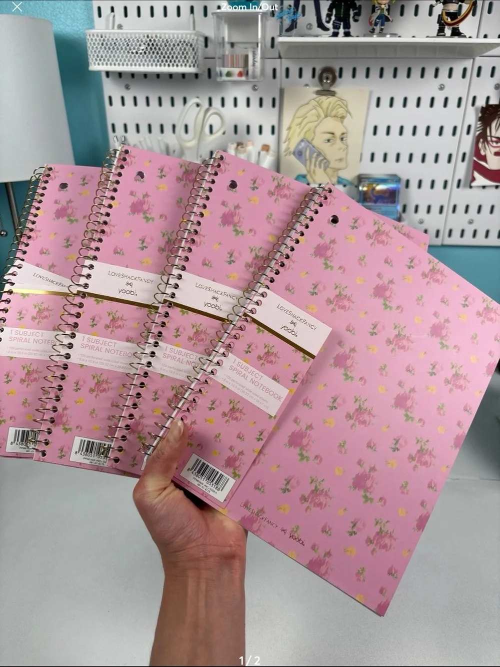 Loveshackfancy x target yoobi spiral notebook bundle